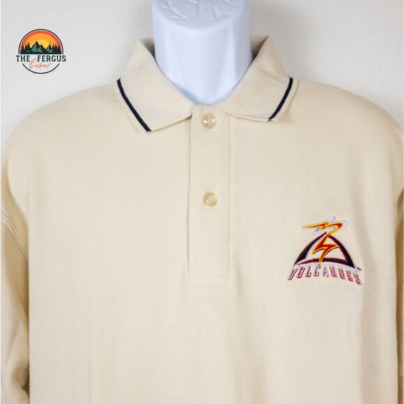 Salem-Keizer Volcanoes Men's Small MILB Baseball Short Sleeve Polo T Shirt Large - Picture 6 of 12